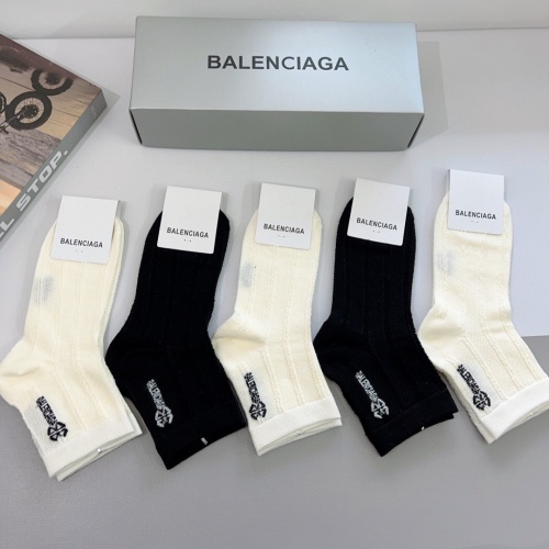 Cheap Balenciaga Socks #1261214 Replica Wholesale [$27.00 USD] [ITEM#1261214] on Replica Balenciaga Socks