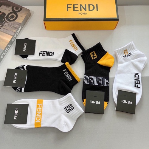 Cheap Fendi Socks #1261216 Replica Wholesale [$27.00 USD] [ITEM#1261216] on Replica Fendi Socks