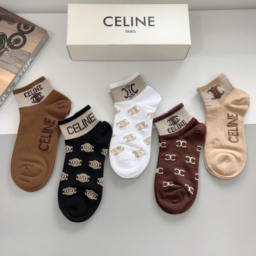 Cheap Celine Socks #1261218 Replica Wholesale [$25.00 USD] [ITEM#1261218] on Replica Celine Socks