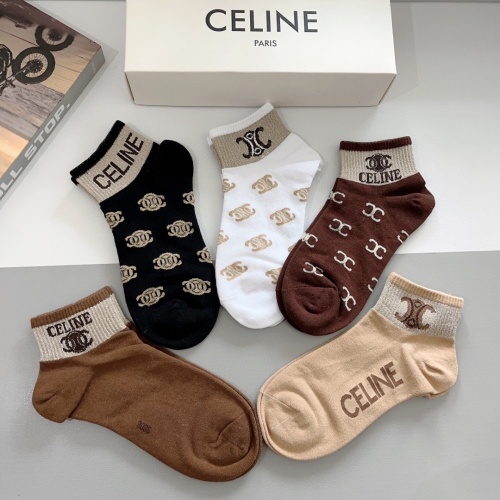 Cheap Celine Socks #1261218 Replica Wholesale [$25.00 USD] [ITEM#1261218] on Replica Celine Socks