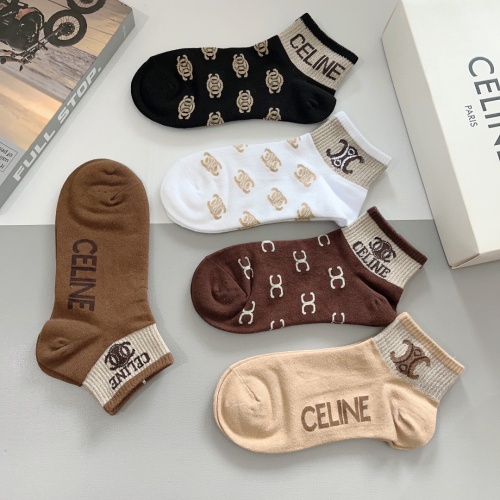 Cheap Celine Socks #1261218 Replica Wholesale [$25.00 USD] [ITEM#1261218] on Replica Celine Socks