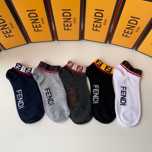 Cheap Fendi Socks #1261238 Replica Wholesale [$27.00 USD] [ITEM#1261238] on Replica Fendi Socks