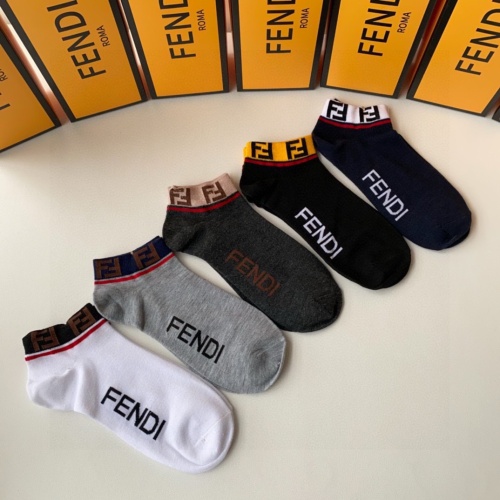 Cheap Fendi Socks #1261238 Replica Wholesale [$27.00 USD] [ITEM#1261238] on Replica Fendi Socks