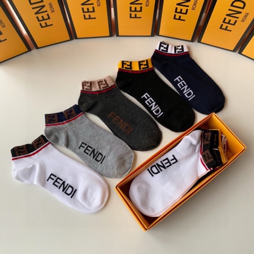 Cheap Fendi Socks #1261238 Replica Wholesale [$27.00 USD] [ITEM#1261238] on Replica Fendi Socks