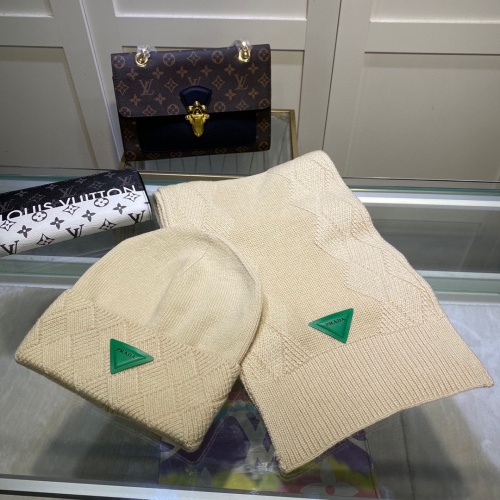 Cheap Prada Hat and Scarf Set #1261305 Replica Wholesale [$48.00 USD] [ITEM#1261305] on Replica Prada Hat and Scarf and Glove Set