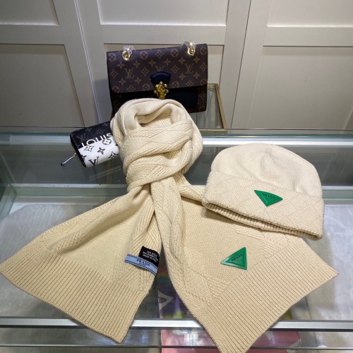 Cheap Prada Hat and Scarf Set #1261305 Replica Wholesale [$48.00 USD] [ITEM#1261305] on Replica Prada Hat and Scarf and Glove Set