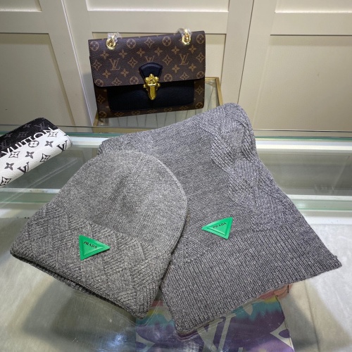 Cheap Prada Hat and Scarf Set #1261306 Replica Wholesale [$48.00 USD] [ITEM#1261306] on Replica Prada Hat and Scarf and Glove Set