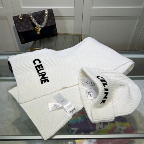 Cheap Celine Hat and Scarf Set #1261310 Replica Wholesale [$48.00 USD] [ITEM#1261310] on Replica Celine Hat and Scarf and Glove Set