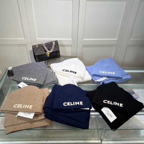 Cheap Celine Hat and Scarf Set #1261311 Replica Wholesale [$48.00 USD] [ITEM#1261311] on Replica Celine Hat and Scarf and Glove Set