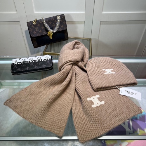 Cheap Celine Hat and Scarf Set #1261318 Replica Wholesale [$48.00 USD] [ITEM#1261318] on Replica Celine Hat and Scarf and Glove Set