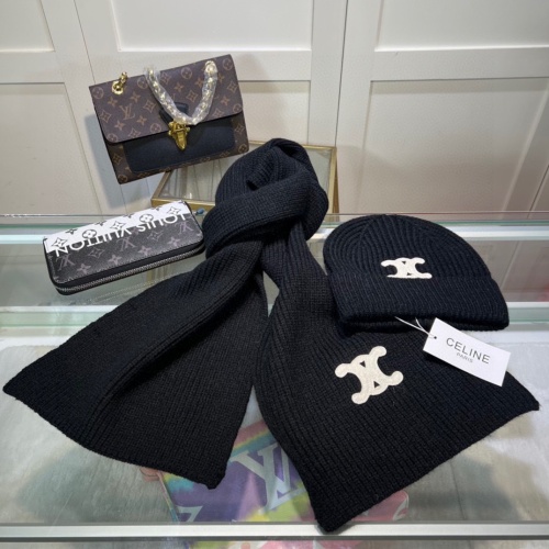 Cheap Celine Hat and Scarf Set #1261322 Replica Wholesale [$48.00 USD] [ITEM#1261322] on Replica Celine Hat and Scarf and Glove Set