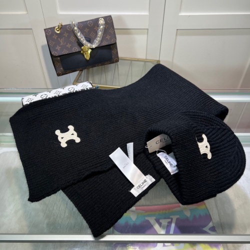 Cheap Celine Hat and Scarf Set #1261322 Replica Wholesale [$48.00 USD] [ITEM#1261322] on Replica Celine Hat and Scarf and Glove Set