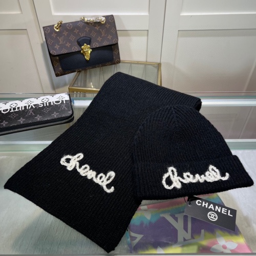 Cheap Chanel Hat and Scarf Set #1261334 Replica Wholesale [$45.00 USD] [ITEM#1261334] on Replica Chanel Hat and Scarf and Glove Set