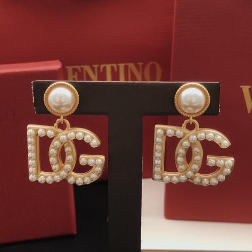 Cheap Dolce &amp; Gabbana D&amp;G Earrings For Women #1261420 Replica Wholesale [$32.00 USD] [ITEM#1261420] on Replica Dolce &amp; Gabbana D&amp;G Earrings