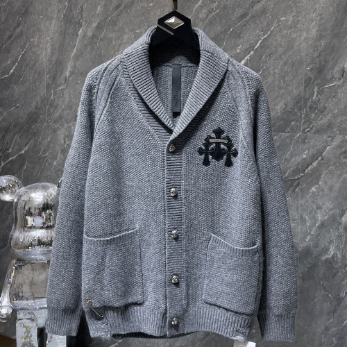 Cheap Chrome Hearts Sweater Long Sleeved For Unisex #1261772 Replica Wholesale [$60.00 USD] [ITEM#1261772] on Replica Chrome Hearts Sweater