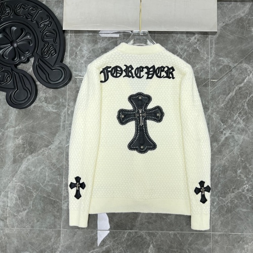 Cheap Chrome Hearts Sweater Long Sleeved For Unisex #1261789 Replica Wholesale [$60.00 USD] [ITEM#1261789] on Replica Chrome Hearts Sweater