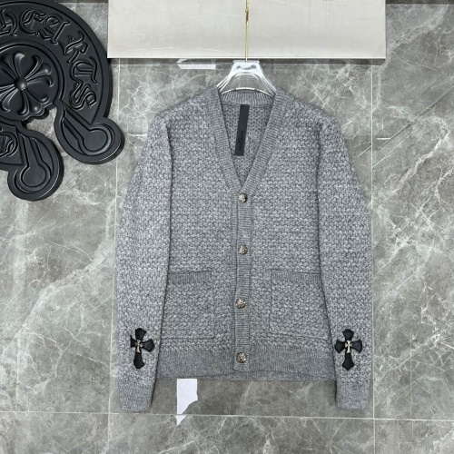 Cheap Chrome Hearts Sweater Long Sleeved For Unisex #1261791 Replica Wholesale [$60.00 USD] [ITEM#1261791] on Replica Chrome Hearts Sweater