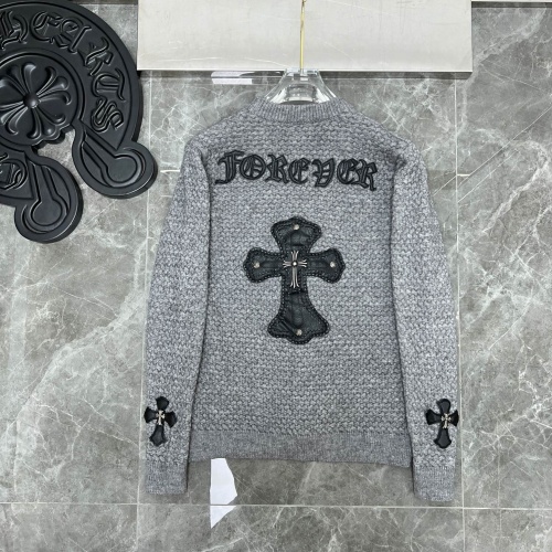 Cheap Chrome Hearts Sweater Long Sleeved For Unisex #1261791 Replica Wholesale [$60.00 USD] [ITEM#1261791] on Replica Chrome Hearts Sweater