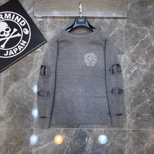 Cheap Chrome Hearts Sweater Long Sleeved For Unisex #1261795 Replica Wholesale [$52.00 USD] [ITEM#1261795] on Replica Chrome Hearts Sweater