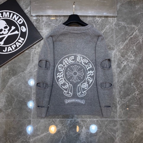 Cheap Chrome Hearts Sweater Long Sleeved For Unisex #1261795 Replica Wholesale [$52.00 USD] [ITEM#1261795] on Replica Chrome Hearts Sweater