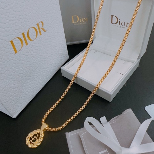 Cheap Christian Dior Necklaces #1261803 Replica Wholesale [$42.00 USD] [ITEM#1261803] on Replica Christian Dior Necklaces