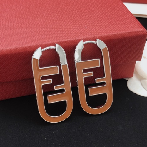 Cheap Fendi Earrings For Women #1261884 Replica Wholesale [$34.00 USD] [ITEM#1261884] on Replica Fendi Earrings