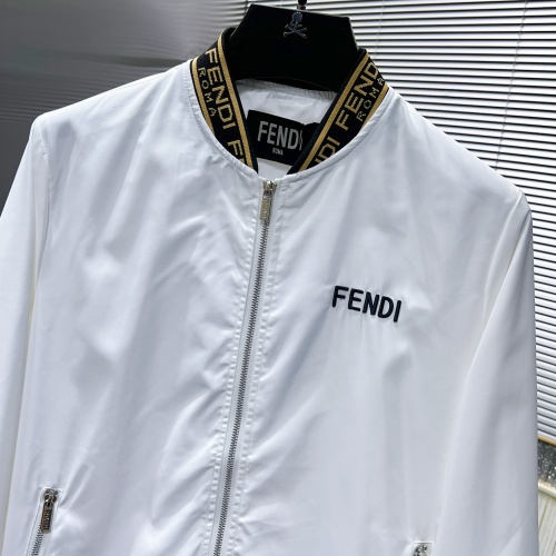 Cheap Fendi Jackets Long Sleeved For Men #1261914 Replica Wholesale [$56.00 USD] [ITEM#1261914] on Replica Fendi Jackets