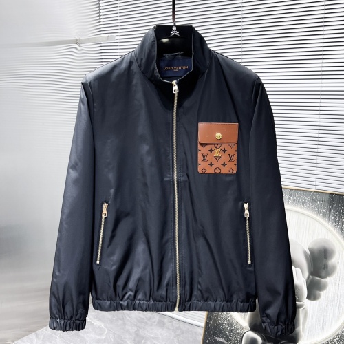 Cheap Louis Vuitton LV Jackets Long Sleeved For Men #1261920 Replica Wholesale [$60.00 USD] [ITEM#1261920] on Replica Louis Vuitton LV Jackets