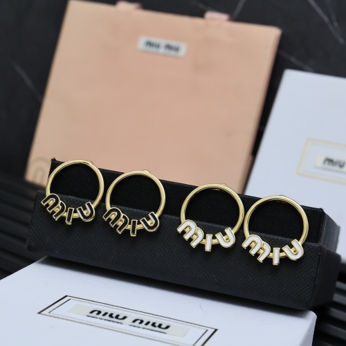 Cheap MIU MIU Earrings For Women #1261948 Replica Wholesale [$25.00 USD] [ITEM#1261948] on Replica MIU MIU Earrings