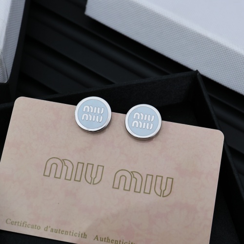 Cheap MIU MIU Earrings For Women #1261950 Replica Wholesale [$27.00 USD] [ITEM#1261950] on Replica MIU MIU Earrings