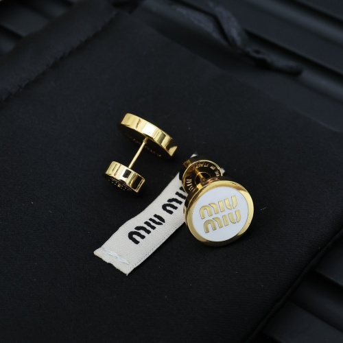 Cheap MIU MIU Earrings For Women #1261951 Replica Wholesale [$27.00 USD] [ITEM#1261951] on Replica MIU MIU Earrings