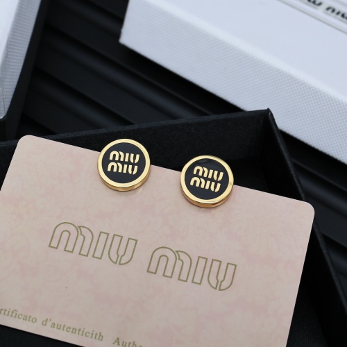 Cheap MIU MIU Earrings For Women #1261953 Replica Wholesale [$27.00 USD] [ITEM#1261953] on Replica MIU MIU Earrings