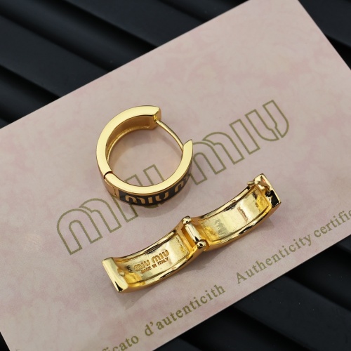 Cheap MIU MIU Earrings For Women #1261956 Replica Wholesale [$27.00 USD] [ITEM#1261956] on Replica MIU MIU Earrings