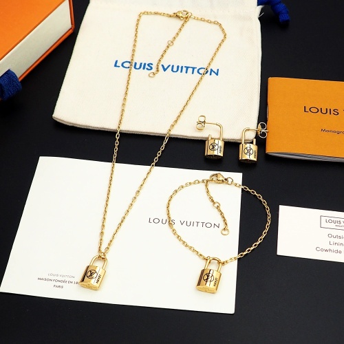 Cheap Louis Vuitton LV Jewelry Set #1262077 Replica Wholesale [$56.00 USD] [ITEM#1262077] on Replica Louis Vuitton LV Jewelry Set