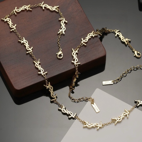 Cheap Yves Saint Laurent YSL Jewelry Set #1262080 Replica Wholesale [$52.00 USD] [ITEM#1262080] on Replica Yves Saint Laurent YSL Jewelry Set