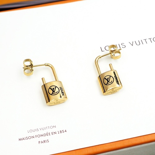 Cheap Louis Vuitton Earrings For Women #1262137 Replica Wholesale [$25.00 USD] [ITEM#1262137] on Replica Louis Vuitton Earrings