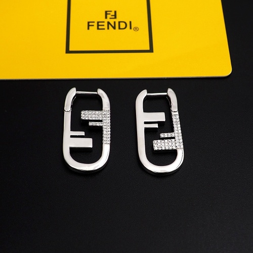 Cheap Fendi Earrings For Women #1262144 Replica Wholesale [$25.00 USD] [ITEM#1262144] on Replica Fendi Earrings