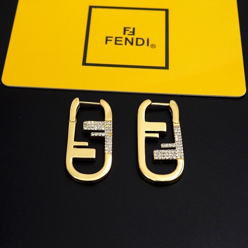 Cheap Fendi Earrings For Women #1262145 Replica Wholesale [$25.00 USD] [ITEM#1262145] on Replica Fendi Earrings