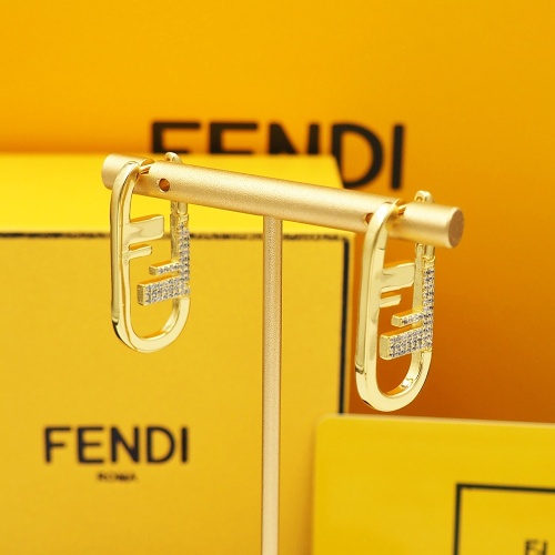 Cheap Fendi Earrings For Women #1262145 Replica Wholesale [$25.00 USD] [ITEM#1262145] on Replica Fendi Earrings