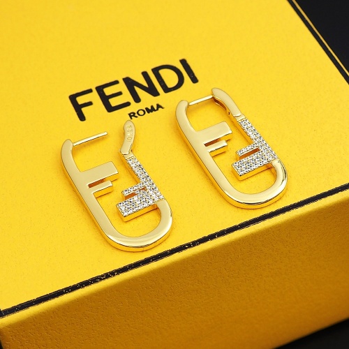 Cheap Fendi Earrings For Women #1262145 Replica Wholesale [$25.00 USD] [ITEM#1262145] on Replica Fendi Earrings