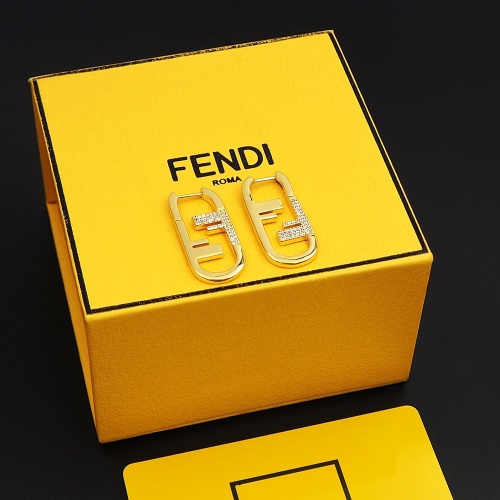 Cheap Fendi Earrings For Women #1262145 Replica Wholesale [$25.00 USD] [ITEM#1262145] on Replica Fendi Earrings