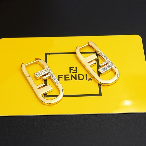 Cheap Fendi Earrings For Women #1262145 Replica Wholesale [$25.00 USD] [ITEM#1262145] on Replica Fendi Earrings