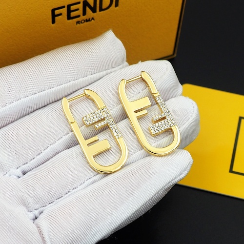 Cheap Fendi Earrings For Women #1262145 Replica Wholesale [$25.00 USD] [ITEM#1262145] on Replica Fendi Earrings