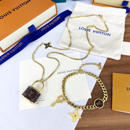 Cheap Louis Vuitton LV Jewelry Set #1262246 Replica Wholesale [$48.00 USD] [ITEM#1262246] on Replica Louis Vuitton LV Jewelry Set