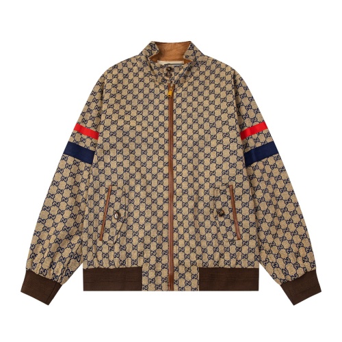 Cheap Gucci Jackets Long Sleeved For Men #1262291 Replica Wholesale [$76.00 USD] [ITEM#1262291] on Replica Gucci Jackets