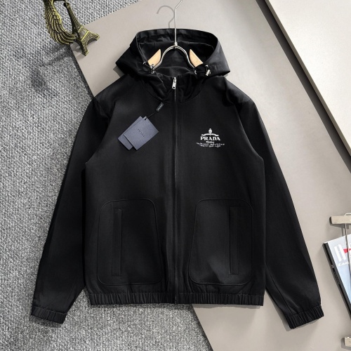 Cheap Prada Jackets Long Sleeved For Men #1262325 Replica Wholesale [$115.00 USD] [ITEM#1262325] on Replica Prada Jackets