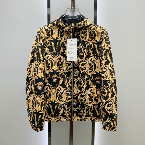 Cheap Versace Jackets Long Sleeved For Men #1262333 Replica Wholesale [$122.00 USD] [ITEM#1262333] on Replica Versace Jackets