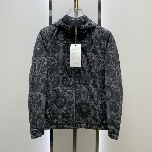 Cheap Versace Jackets Long Sleeved For Men #1262334 Replica Wholesale [$122.00 USD] [ITEM#1262334] on Replica Versace Jackets