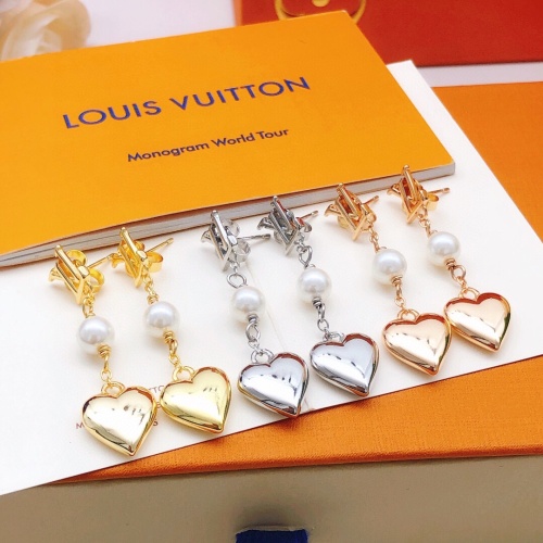 Cheap Louis Vuitton Earrings For Women #1262423 Replica Wholesale [$27.00 USD] [ITEM#1262423] on Replica Louis Vuitton Earrings