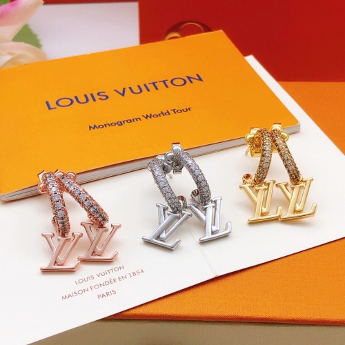 Cheap Louis Vuitton Earrings For Women #1262435 Replica Wholesale [$29.00 USD] [ITEM#1262435] on Replica Louis Vuitton Earrings